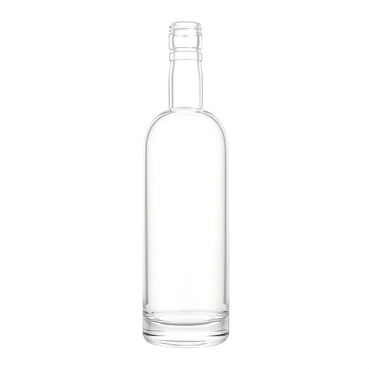 500ml Round Super Flint Glass Spirit Bottle with Screw Neck
